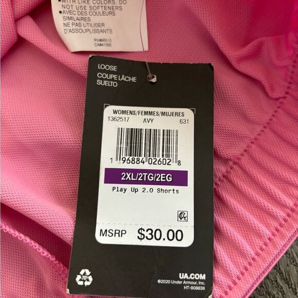 Under armour woman’s play up 2.0 shorts very lightweight - Picture 4 of 4